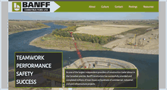 Desktop Screenshot of banffconstructors.com